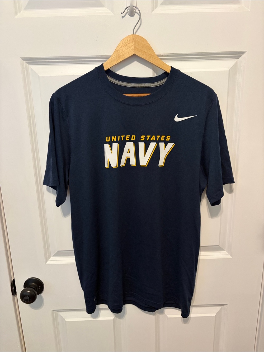 Nike Dri-Fit United States Navy Short-Sleeve Tee - Navy